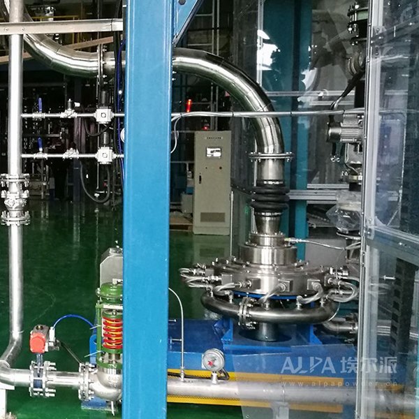 宁德某新材料工厂单晶三元材料气流粉碎机生产线